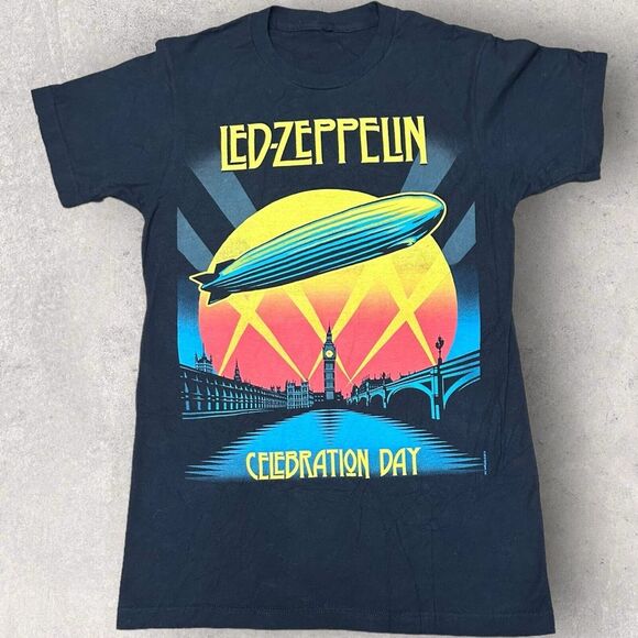Other - Led Zeplin Celebration Day Black Men's Graphic T Shirt Music‎ Band Size Small